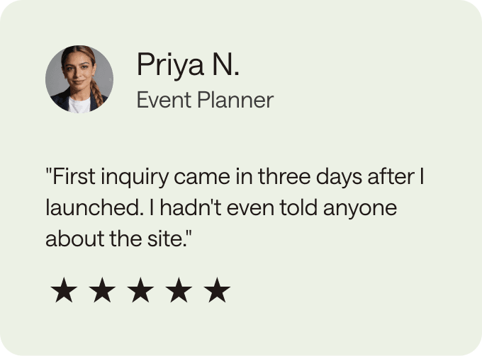Priya N. testimonial